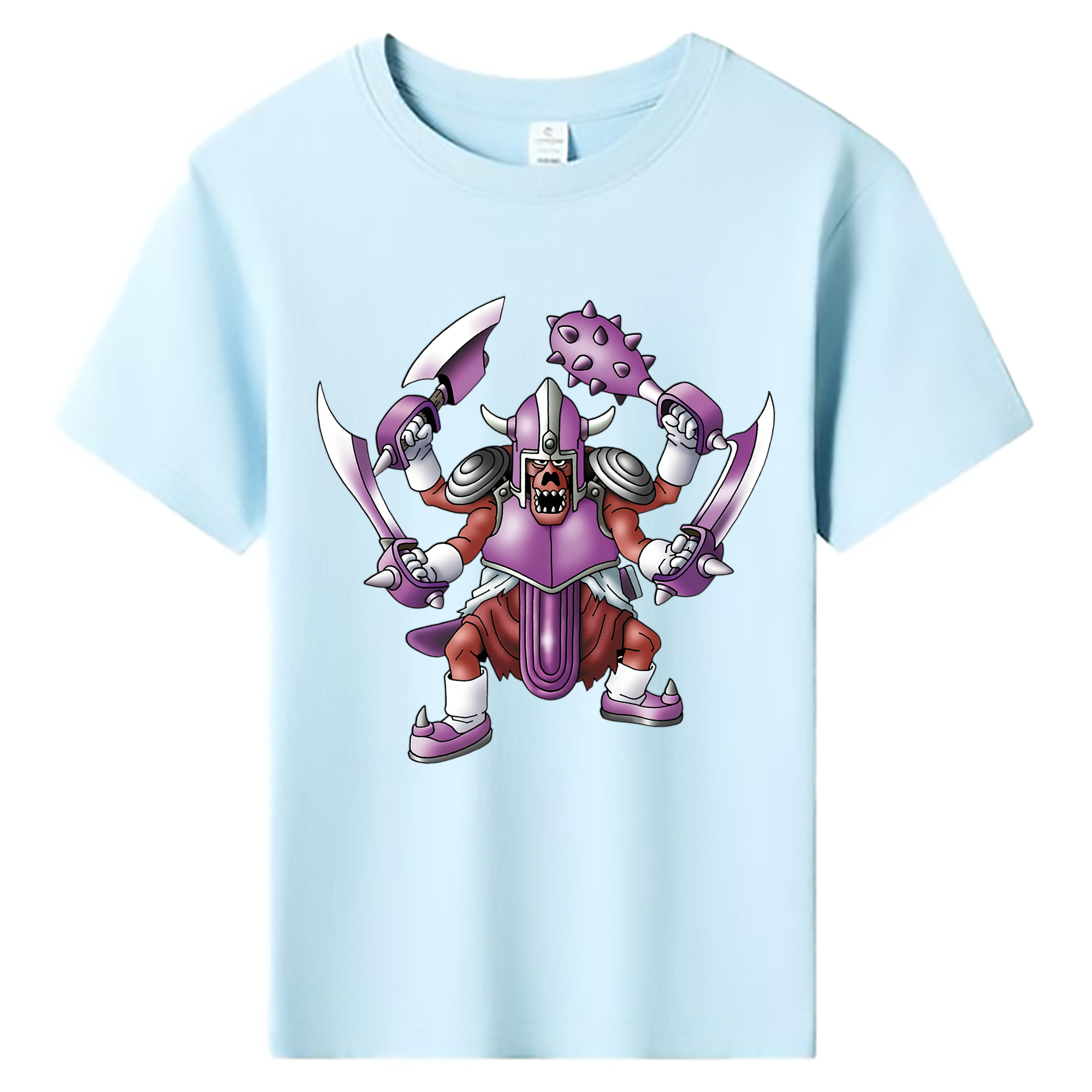（画像用） ドラゴンクエスト Doragon Kuesuto Dragon Quest 綿100％キッズTシャツ（フロントプリント）